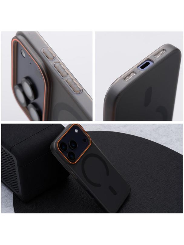 Futerał GO ORANGE kompatybilny z MagSafe do REDMI 15 4G / 15 5G czarny