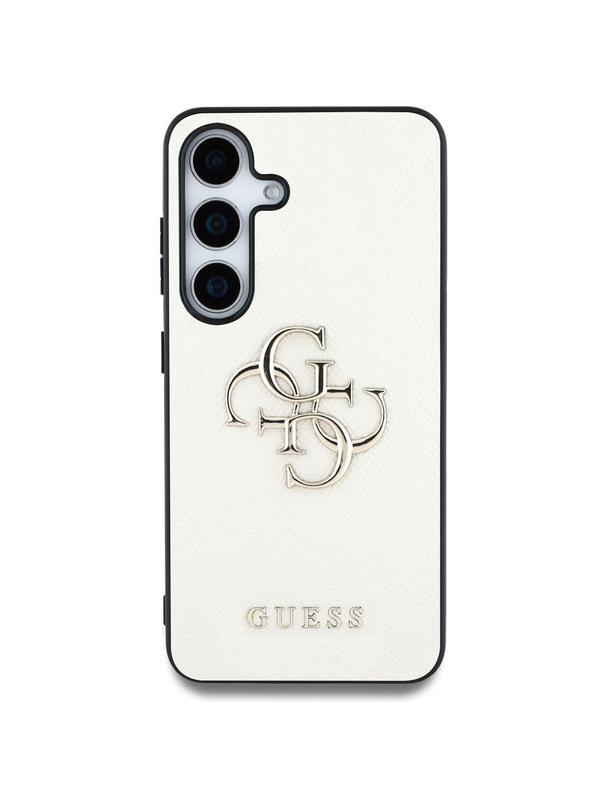GUESS futerał do SAMSUNG S25 GUHCS25SPGT4MBE (PU Grained Big 4G and Classic Logo) beżowy