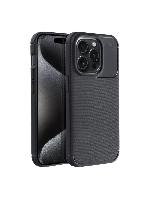 Futerał CARBON PREMIUM do IPHONE 15 Pro czarny