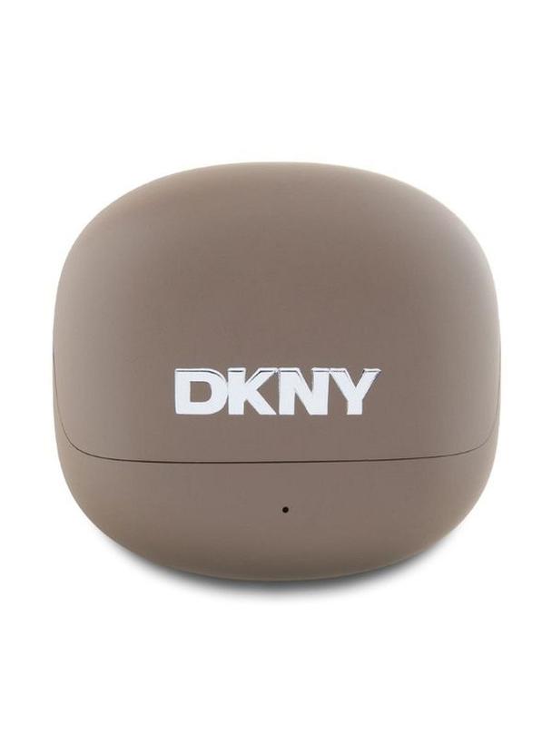 Słuchawki bezprzewodowe douszne TWS DKNY Satiny Finish DKTWST6AEHLW brązowe