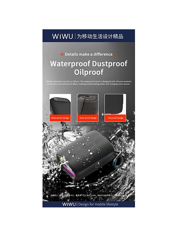 WiWU - Głośnik bezprzewodowy Thunder P26 - szary