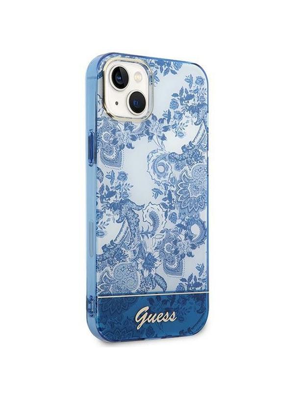 GUESS futerał do IPHONE 14 Plus GUHCP14MHGPLHB (IML Electro Cam TDJ) niebieski