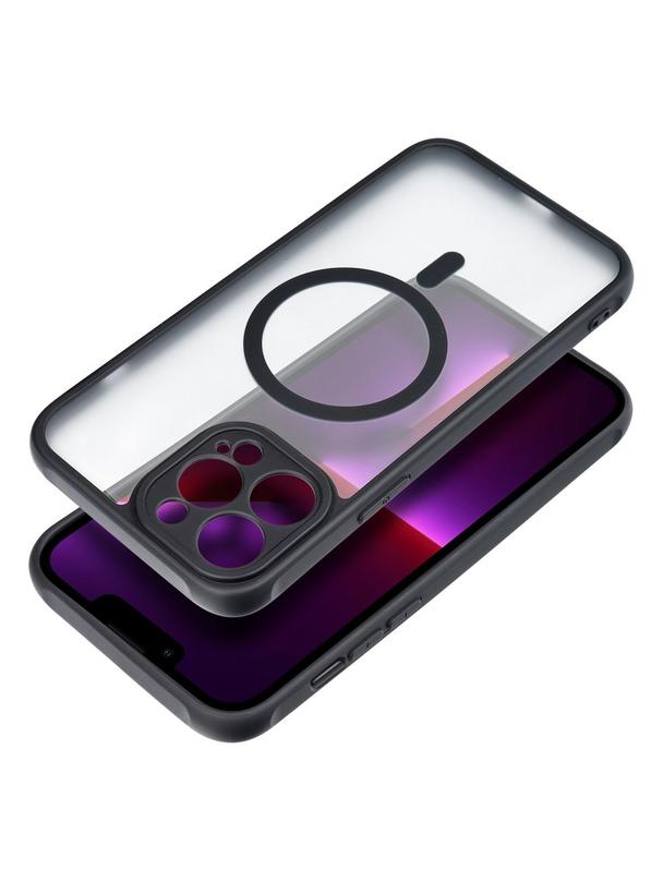Futerał FULL MATTE MAG COVER kompatybilny z MagSafe do IPHONE 13 Pro Max czarny