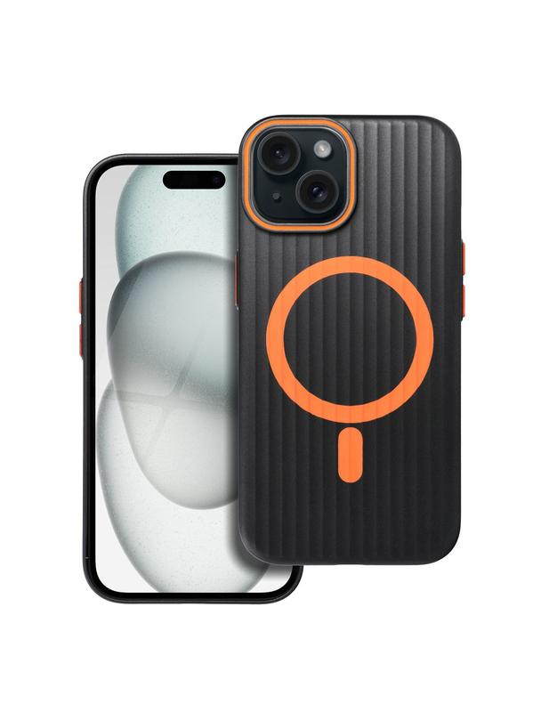 Futerał SIMPLY kompatybilny z MagSafe do IPHONE 15 tytan czarny