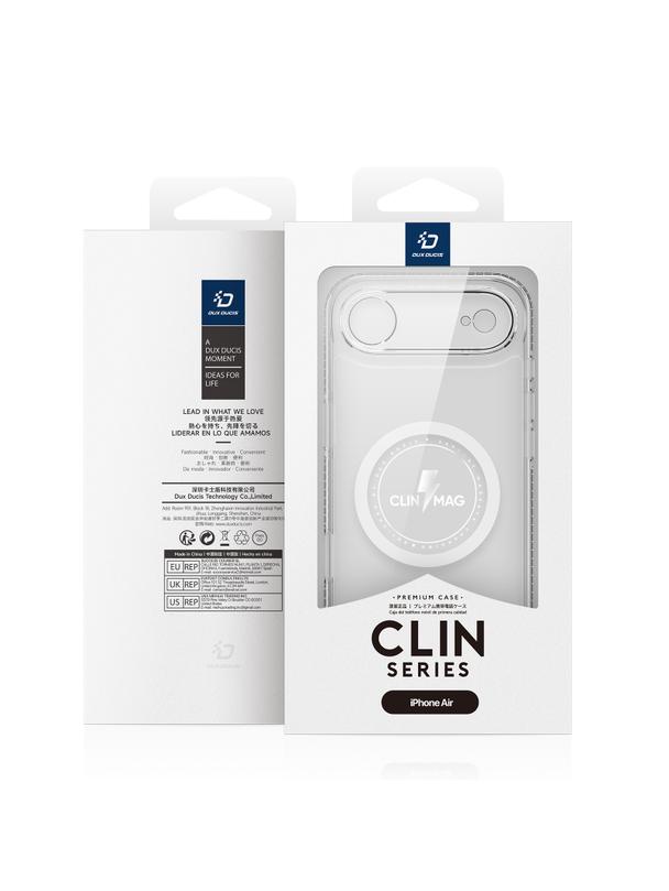 DUX DUCIS futerał CLIN MAG kompatybilny z MagSafe do IPHONE 17 AIR transparentny