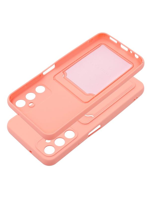 Futerał CARD CASE do SAMSUNG A05S różowy