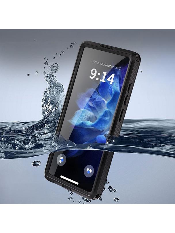 Futerał wodoodporny SHELLBOX MARS z metalowym ringiem do SAMSUNG S25 Ultra czarny