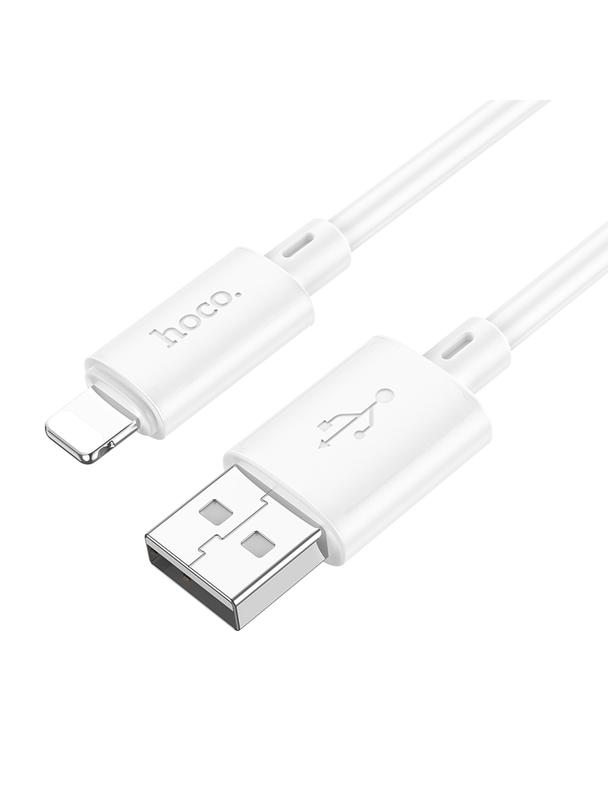 Kabel USB A do Lightning Hoco 2,4A 2 m X88 biały