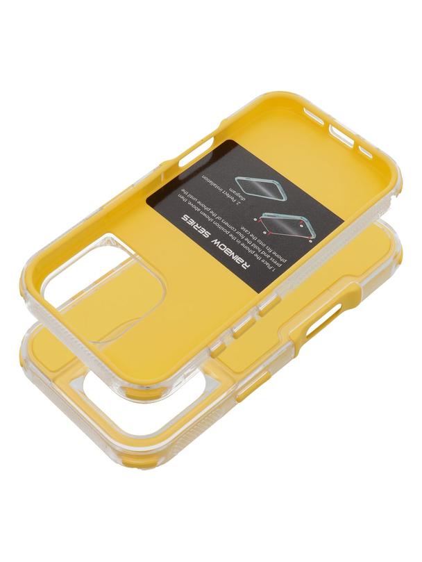 Futerał MATRIX do IPHONE 16 Pro żółty