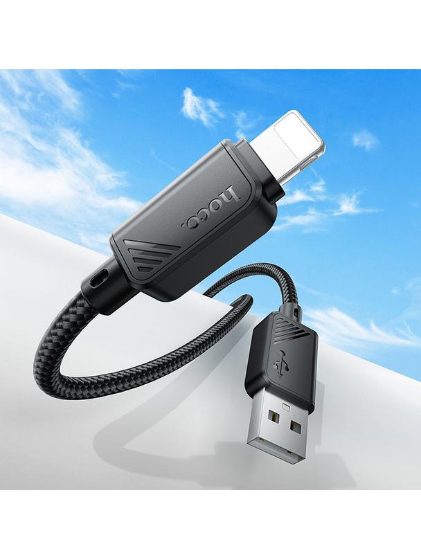 Kabel USB A do Lightning Hoco 2,4A 1 m X113 czarny