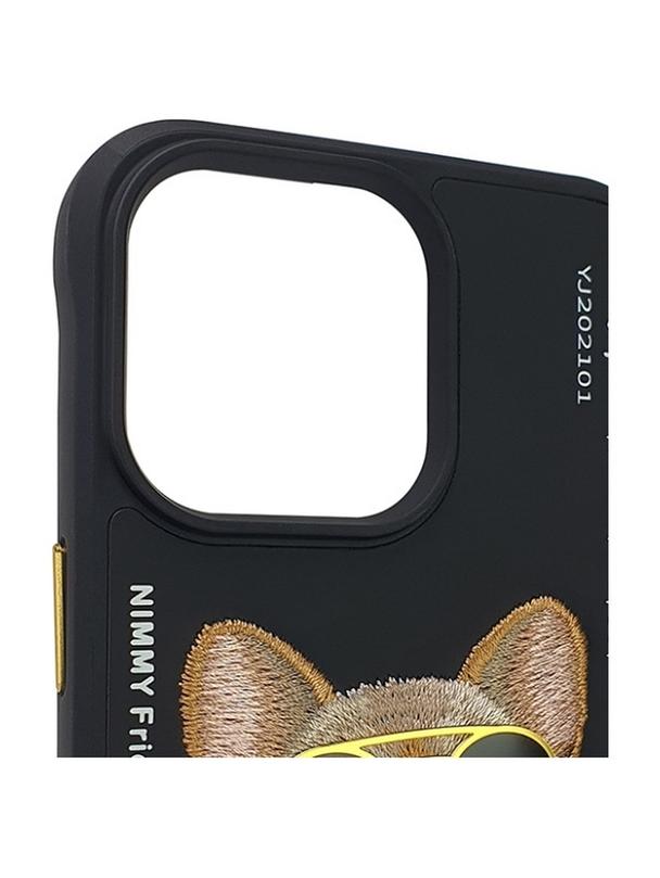 NIMMY futerał GLASSES COOL DOG do IPHONE 15 Pro czarny