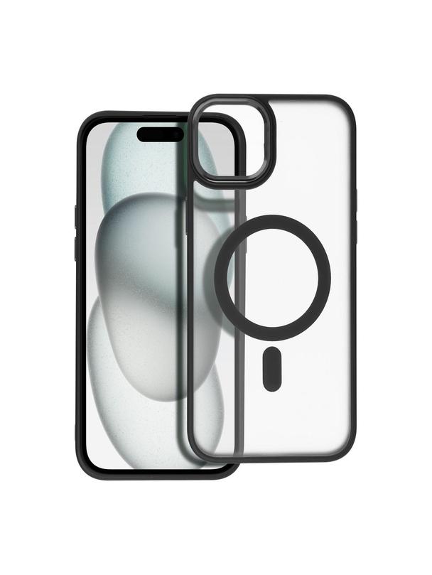 Futerał MATTE MAG COVER kompatybilny z MagSafe do IPHONE 15 Plus czarny
