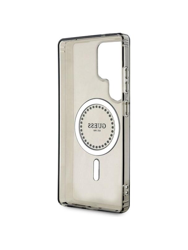 GUESS futerał do SAMSUNG S25 Ultra GUHMS25LPFTDTEK (Magnetic IML Rhinestones) czarny