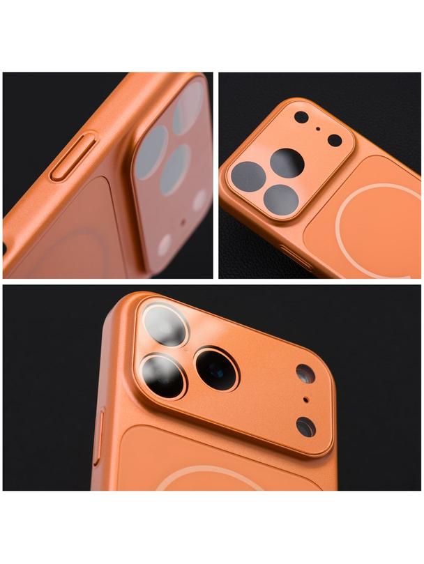 Futerał MAKE 17 kompatybilny z MagSafe do IPHONE 15 Pro Max pomarańczowy