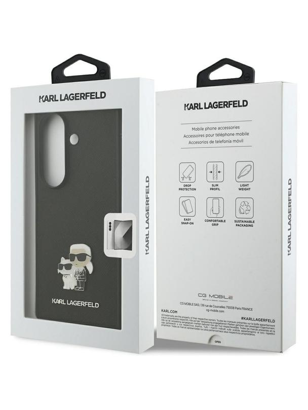 KARL LAGERFELD futerał do SAMSUNG Z Fold7 KLHCZFD7SAPKCNPK (Saffiano KC PIN) czarny