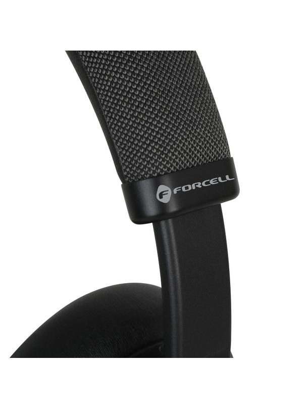 Słuchawki bezprzewodowe nauszne Forcell F-Audio Touch Beat ANC czarne