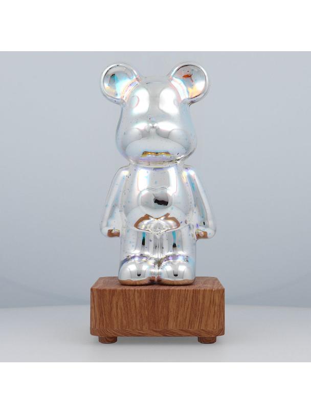 Lampka nocna LED 3D Miś Art Deco stojący L3GFBD