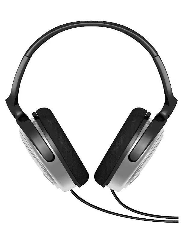 Słuchawki przewodowe nauszne Jack 3,5 mm Philips VSLUSHP2500 srebrne