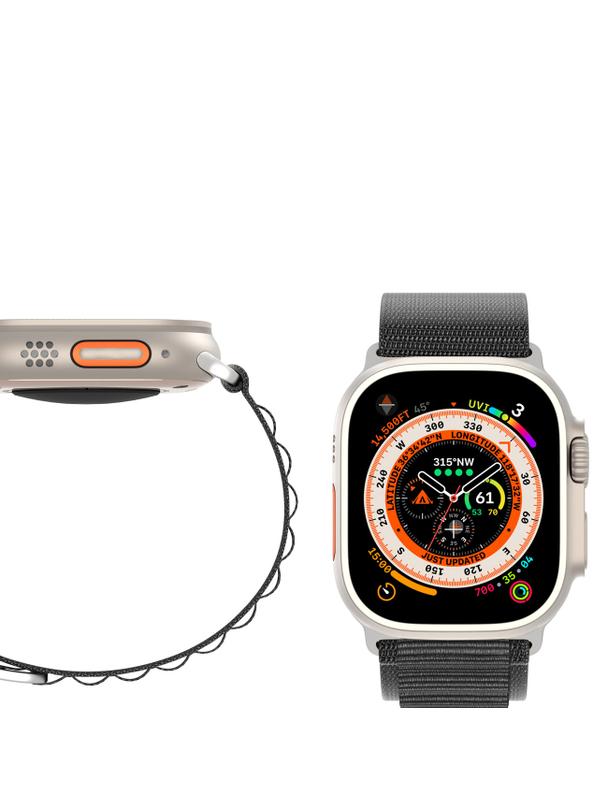 DUX DUCIS pasek GS nylonowy do Apple Watch 42 / 44 / 45 / 49 mm czarny