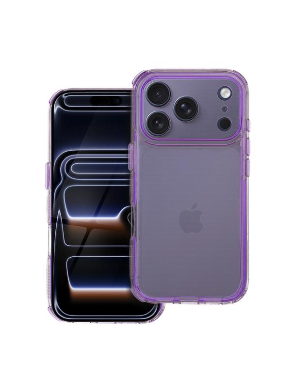 Futerał MATRIX CLEAR do IPHONE 17 Pro jasnofioletowy