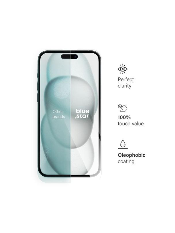 Szkło hartowane do iPhone 15 PLUS / 16 PLUS Blue Star