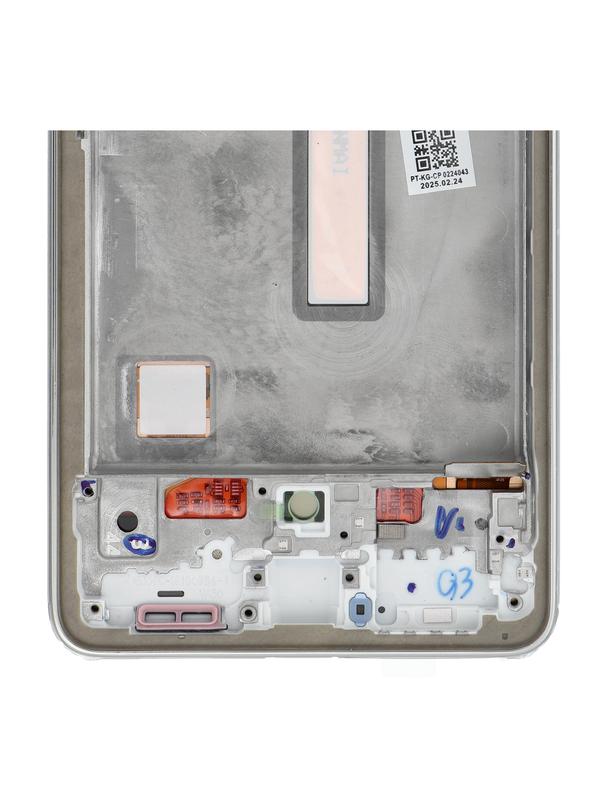 Wyświetlacz LCD do SAMSUNG A53 A536 HARD OLED z ramką srebrny