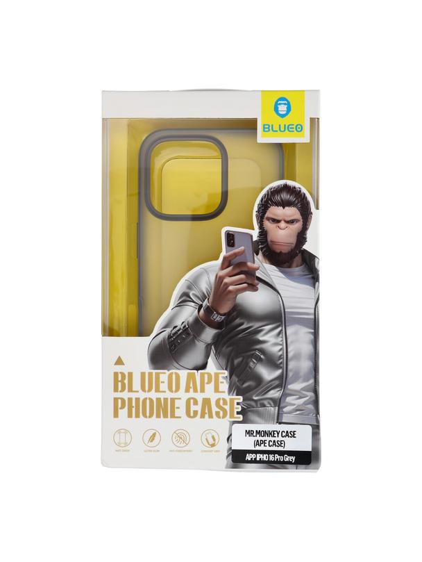 BLUEO APE Phone Case - Apple iPhone 16 Pro szary