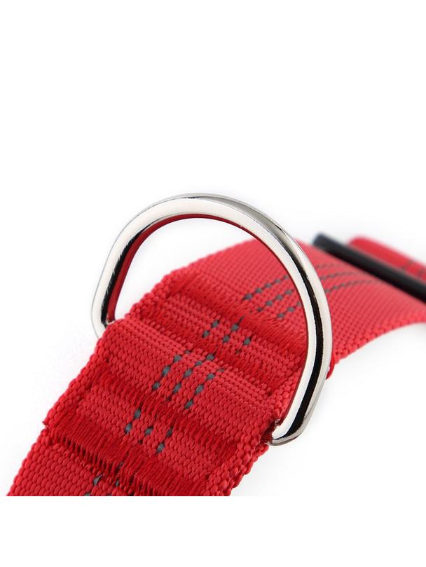 Szelki dla psa REFLECTIVE SILK rozmiar M czerwone