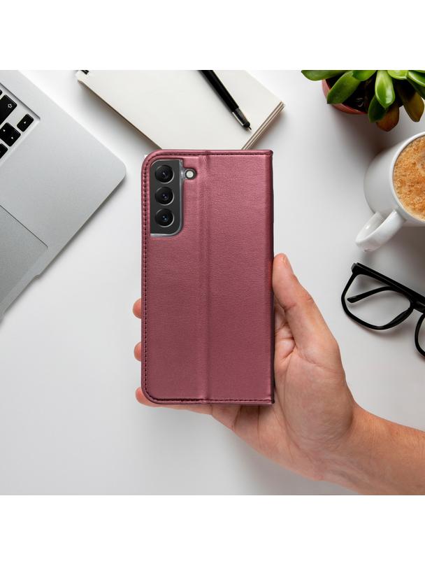 Kabura SMART MAGNETO do SAMSUNG A53 5G burgundowy