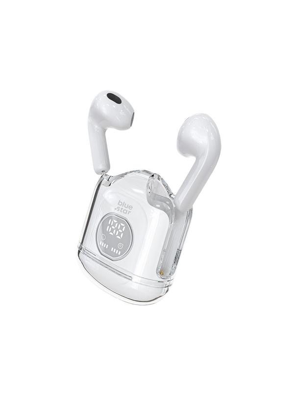 Słuchawki bezprzewodowe douszne Blue Star Transparency Fi22 TWS białe
