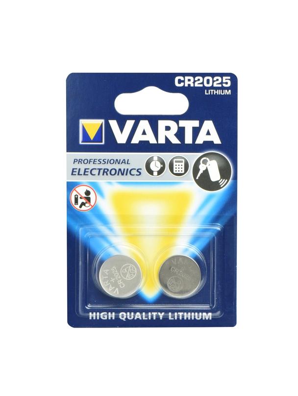 VARTA bateria litowa CR2025 3V 2 szt