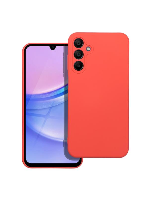 Futerał SILICONE do SAMSUNG A15 5G / A15 4G brzoskwiniowy