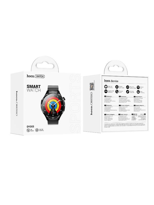 Smartwatch Hoco 1,53" TFT z fukcją rozmowy DYD03 czarny