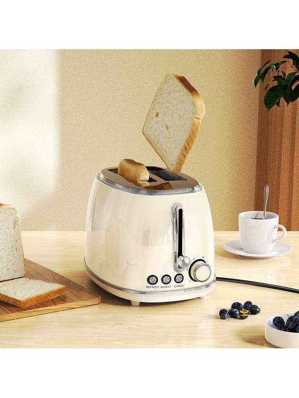 Toster Hoco w stylu Retro 850W HE50 biały