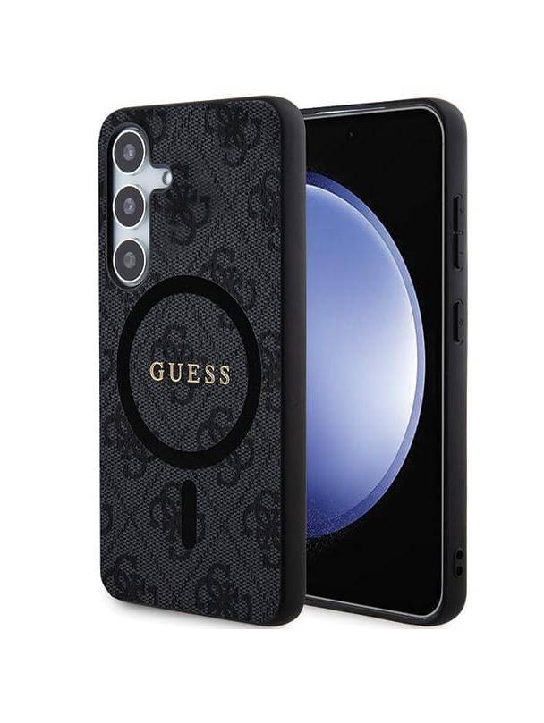 GUESS futerał do SAMSUNG S24 kompatybilny z MagSafe GUHCS24SGF4GGR (4G Ring classic logo) czarny
