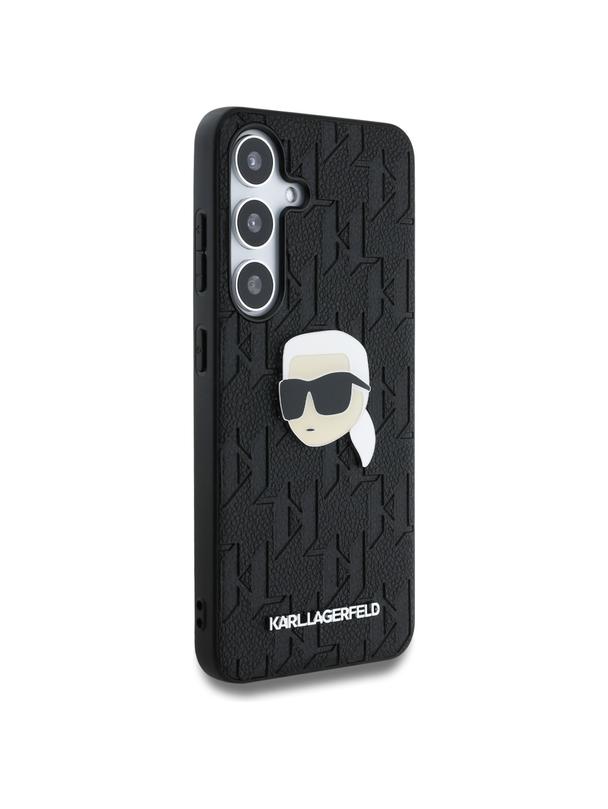 KARL LAGERFELD futerał do SAMSUNG S25 KLHCS25SPGKLKIPK (PU Monogram K. Head Pin) czarny