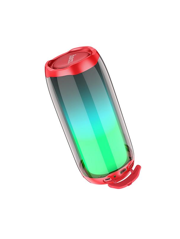 Głośnik bluetooth LED 10W 4h Hoco HC8 czerwony