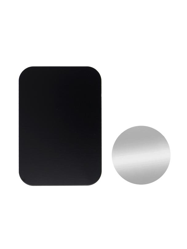 Blaszki do uchwytu magnetycznego czarno srebrne