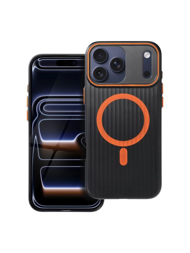 Futerał SIMPLY kompatybilny z MagSafe do IPHONE 17 Pro Max tytan czarny