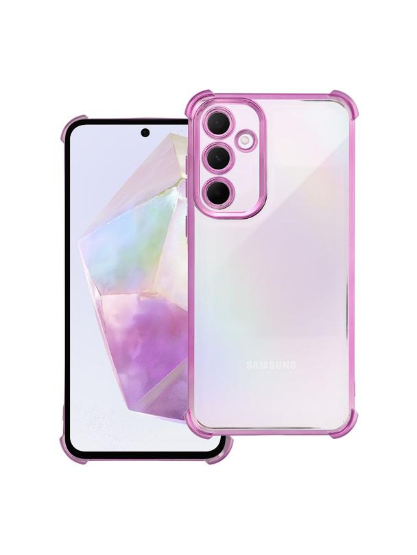 Futerał ANTISHOCK ELECTRO do SAMSUNG A35 purpurowy