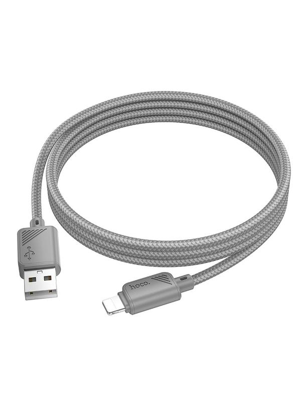 Kabel USB A do Lightning Hoco 2,4A 1 m X113 szary