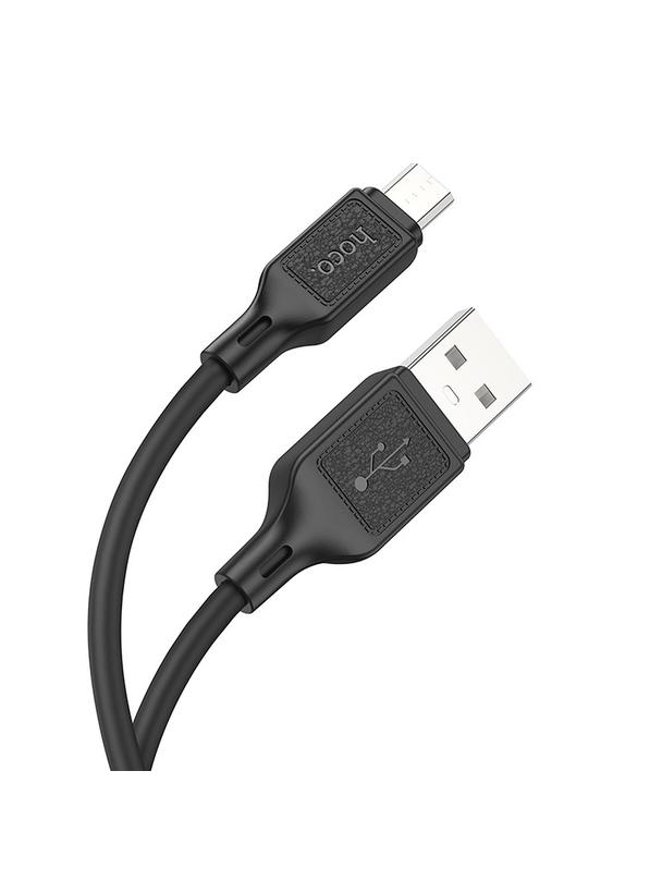 Kabel USB A do Micro USB Hoco 2,4A 1 m X90 czarny
