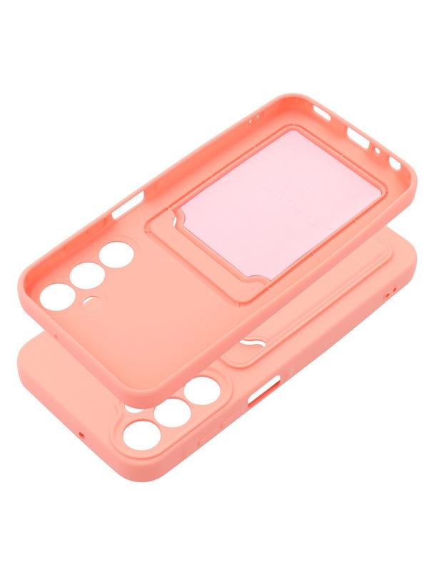 Futerał CARD CASE do SAMSUNG A25 5G różowy