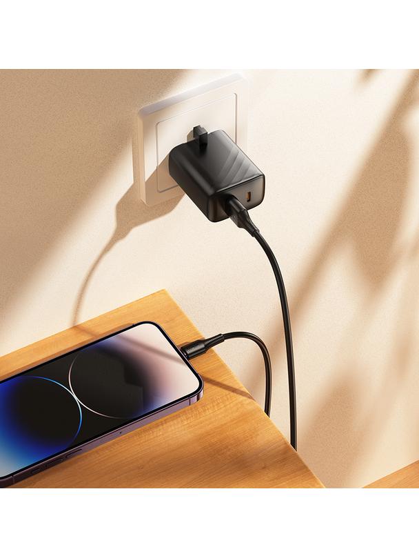 Kabel USB A do Lightning Hoco 2,4A 1 m X120 czarny