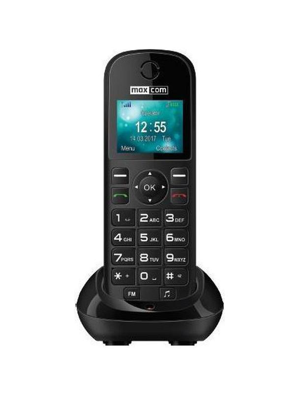 MAXCOM telefon dla seniora MM35D SE czarny