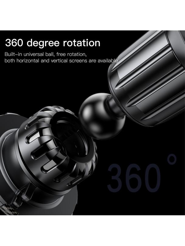 Uchwyt na telefon do samochodu magnetyczny Forcell F-Grip MagElite do kratki czarny