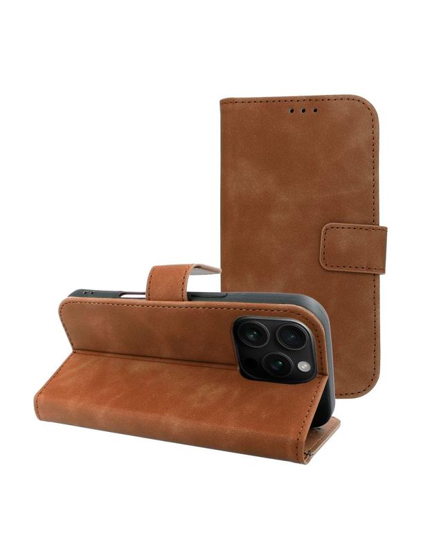 Kabura TENDER Book do IPHONE 16 Pro brązowy