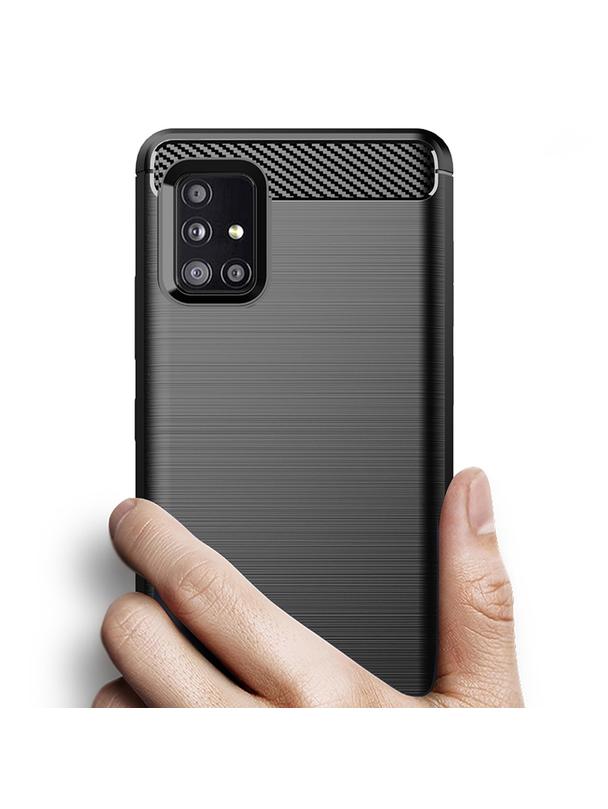 Futerał do Samsung A51 5G Carbon czarny