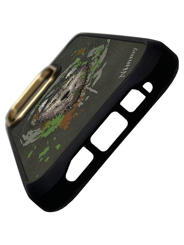 NIMMY futerał WILK kompatybilny z MagSafe do IPHONE 16 Pro Max ciemno szary