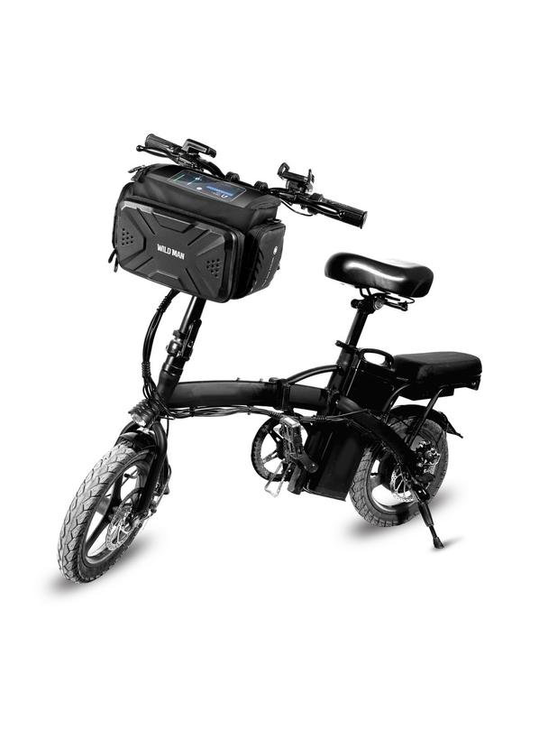 WILDMAN sakwa rowerowa na kierownicę na zamek GS6 4L ( 4" - 7") czarna